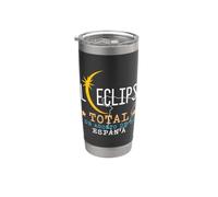 El Eclipse Total Spagna 12 agosto 2026 Bicchiere termico in acciaio inox doppia parete