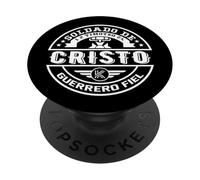 El fiel soldado de Jesucristo |Soldado de Dios guerrero fiel PopSockets PopGrip Adesivo