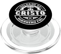 El fiel soldado de Jesucristo |Soldado de Dios guerrero fiel PopSockets PopGrip per MagSafe