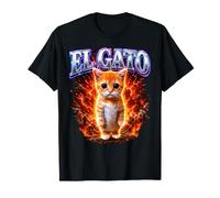 El Gato Meme Triste Gatto Che Piange Munchkin Bootleg Maglietta