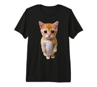 El Gato Meme Triste Gatto Che Piange Munchkin Kitty Meme Trendy Maglietta Premium