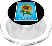 El Girasol Carta Girasol Carta della Lotteria Messicana El Girasol PopSockets PopGrip per MagSafe