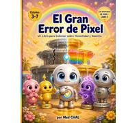 El Gran Error de Pixel: Un cuento para colorear sobre la honestidad y el valor | Divertida aventura para leer y colorear para niños de 3 a 7 años