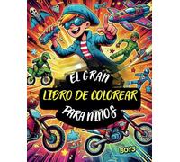 El gran libro de colorear para niños: 50 dibujos para colorear para niños de 4 a 8 años
