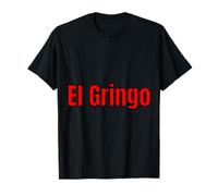 El Gringo Retro 80s Culturale Slang Significativo Design Minimale Maglietta
