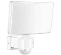 EL-HOME Faretto da esterno LED ML-40B7 con sensore di movimento 10 m / 240° PIR, 30W, 2200lm, sensore crepuscolare, IP65, AC 230V - per uso esterno, applique, lampada da giardino, faretto - bianco