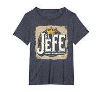 El Jefe da Uomo: Non accettare sostituti Crown Graphic Maglietta, Donna Plus-Size, Pervinca, 1X