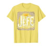 El Jefe da Uomo: Non accettare sostituti Crown Graphic Maglietta, Uomo, Limone, S