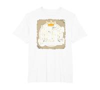 El Jefe da Uomo: Non accettare sostituti Crown Graphic Maglietta, Uomo Taglie Grandi, Bianco, 6X Tall