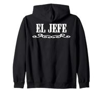 El Jefe Funny Mexican The Boss Spanish Sarcastic Boss Gifts Felpa con Cappuccio