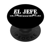 El Jefe Funny Mexican The Boss Spanish Sarcastic Boss Gifts PopSockets PopGrip Adesivo