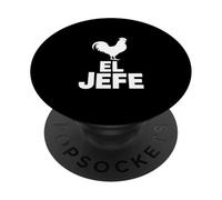 El Jefe Gallo divertente dicendo Messicano Uomini Papà PopSockets PopGrip Adesivo