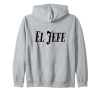 El Jefe The Boss Bold Large Black Graphic Text Felpa con Cappuccio