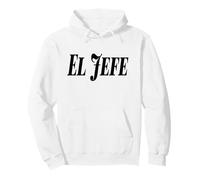 El Jefe The Boss Bold Large Black Graphic Text Felpa con Cappuccio
