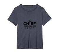 El Jefes Capo di Tutto - Umorismo della Leadership del Capo Maglietta, Donna Plus-Size, Pervinca, 1X