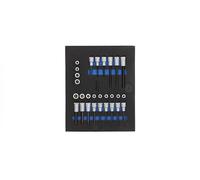 El juego de destornilladores inserta 1/2" en el módulo de TC 2/4