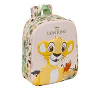 El King León - Zaino per asilo 3D, facile da pulire, ideale per bambini di diverse età, comodo e versatile, qualità e resistenza, 22 x 10 x 27 cm