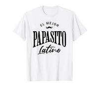 El Mejor Papasito Latino, divertente design con papà orgoglioso Maglietta