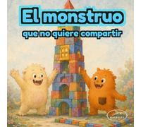 El monstruito que aprendió a compartir: Un cuento ilustrado sobre la amistad, la generosidad y el valor de compartir para niños de 3 a 6 años