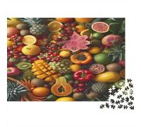 El mundo de la fruta Puzzle 1000 Piezas De Cartón Grueso Rompecabezas DIY Mindfulness Para Actividades En Familia Como Regalo De Graduación 38x26cm/1000pcs