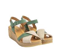 El Naturalista N5038 Leaves, Sandalo Donna, Giada, 42 EU, Giada, 42 EU