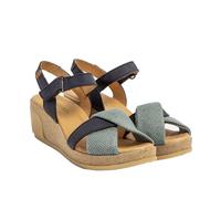 El Naturalista N5038 Leaves, Sandalo Donna, Oceano, 41 EU