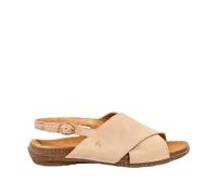 El Naturalista N5558 Wakataua, Sandali Piatti Donna, Crema, 36 EU Larghezza