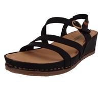 El Naturalista N5855 PICUAL - Sandali con Zeppa scarpe, Black,
