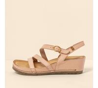 El Naturalista N5855 SOFT NAPPA SALMON / PICUAL SANDALO CON ZEPPA DONNA CORAL
