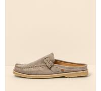 El Naturalista N5965 SILK SUEDE TAUPE/PLANTAE MOCCASIN UOMO / DONNA BEIG