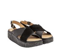 El Naturalista N5972 Shinrin, Sandali Donna, Nero Metallizzato, 39 EU