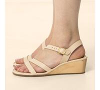 El Naturalista N852 SOFT NAPPA CREAM/ GAIA SANDALO CON TACCO DONNA BEIG