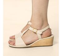 El Naturalista N853 SOFT NAPPA CREAM/ GAIA SANDALO CON TACCO DONNA BEIG