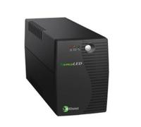 Elsist NEMOLED 80 Gruppo di Continuità 800VA 360W LED UPS Nero Line Interactive 2 Schuko