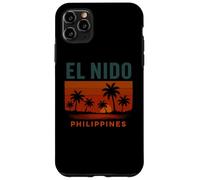 El Nido Filippine Isola Filippina Retro Beach Design Custodia per iPhone 11 Pro Max