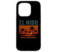 El Nido Filippine Isola Filippina Retro Beach Design Custodia per iPhone 15 Pro