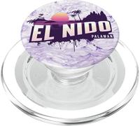 El Nido Palawan - Souvenir retrò dell'isola Filippina PopSockets PopGrip per MagSafe