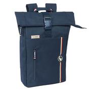 EL OCA ECLIPSE - Zaino con patta per laptop da 15,6", ideale per diverse età, comodo e versatile, qualità e resistenza, 28 x 13 x 42 cm, Blu navy, M, Casual