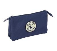 EL OCA JEANS - Astuccio triplo, astuccio per bambini, ideale per bambini in età scolastica, comodo e versatile, qualità e resistenza, 22 x 3 x 12 cm