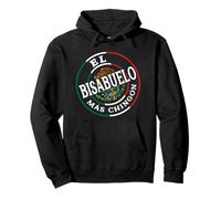 El Papa mas Chingon - Funny Best Mexican Dad Gifts Bisabuelo Felpa con Cappuccio