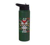 El Papa Mas Chingon vacanze messicana Cinco De Mayo Stainless Steel Insulated Water Bottle