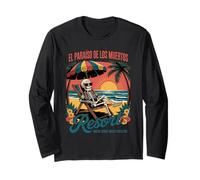El Paraiso de Los Muertos - Classico Día de Los Muertos Maglia a Manica
