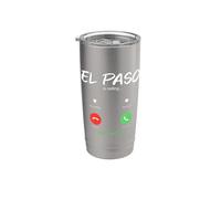El Paso sta chiamando e devo andare in Texas in viaggio Bicchiere termico in acciaio inox doppia parete