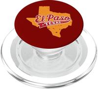El Paso Texas retrò tipografia con Texas mappa di stato vintage PopSockets PopGrip per MagSafe