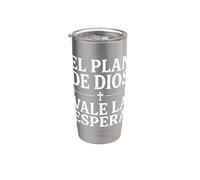 El Plan De Dios Vale La Espera Cristiano Spagnolo Fede Bicchiere termico in acciaio inox doppia parete