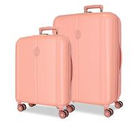 El Potro Vera - Set di valigie rosa, 55/70 cm, rigido 6,2 kg, chiusura TSA ABS 6,2 kg, 118L, bagaglio a mano, Rosa, Taglia unica, Set di valigie