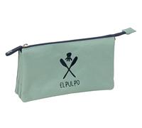 EL PULPO - Astuccio triplo, astuccio per bambini, ideale per bambini in età scolastica, comodo e versatile, qualità e resistenza, 22 x 3 x 12 cm