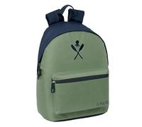 EL PULPO VERDE - Zaino giovanile per portatile 14,1", ideale per giovani di diverse età, comodo e versatile, qualità e resistenza, 31 x 16 x 41 cm