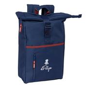 EL PULPO - Zaino con patta per laptop da 15,6", ideale per diverse età, comodo e versatile, qualità e resistenza, 28 x 13 x 42 cm, Blu navy, M, Casual