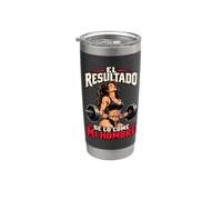 El Resultado Se Lo Come Mi Hombre Divertente Spagnolo Palestra Allenamento Bicchiere termico in acciaio inox doppia parete